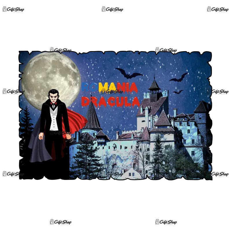 Dracula romania, magnet frigider mgs037